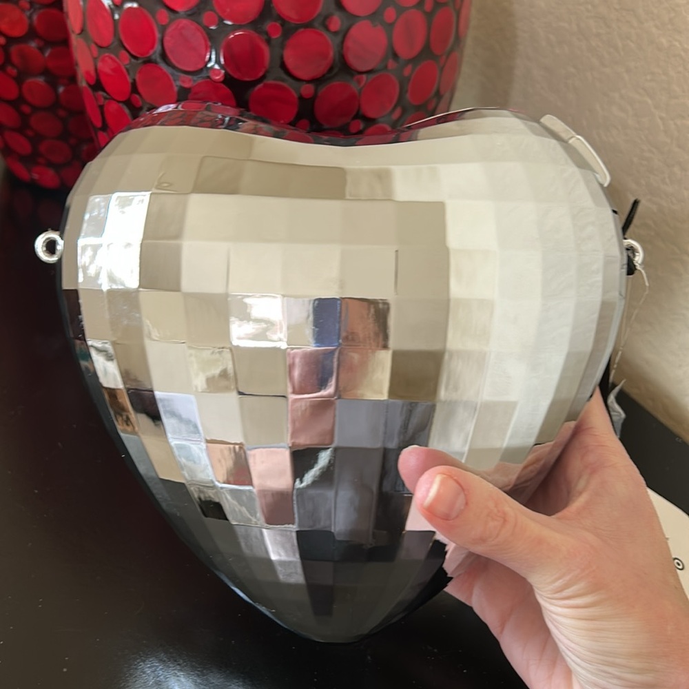 Kate Spade x Target NWT Disco Heart Crossbody Bag - Picture 10 of 13